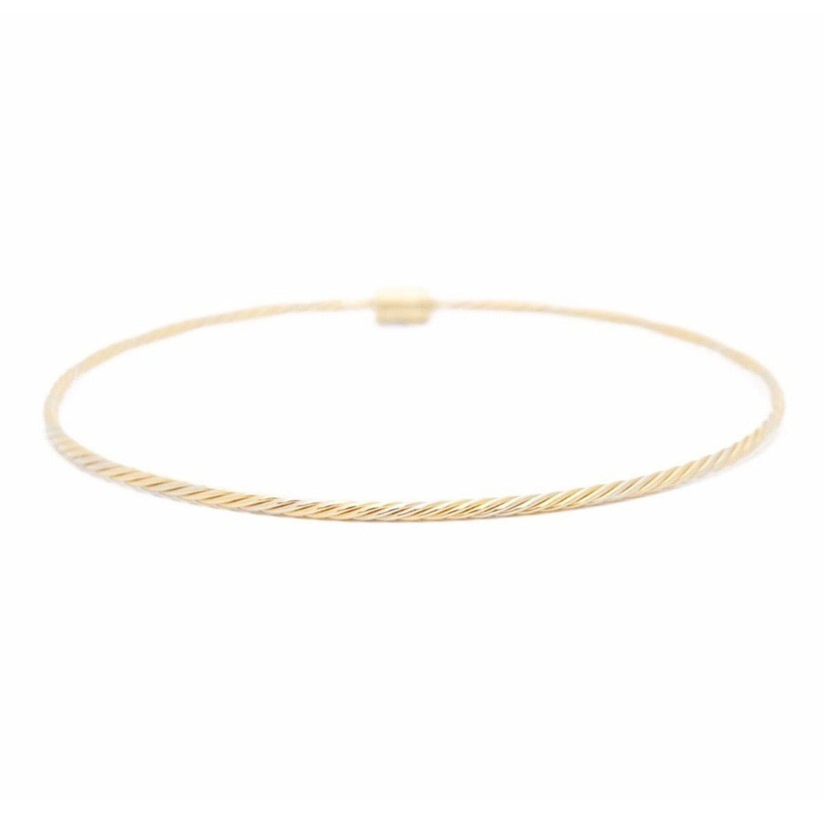 Gold Twist Bangle