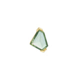 Ceylon Green Sapphire Contour Earring