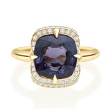 Grey Spinel Aurora Ring