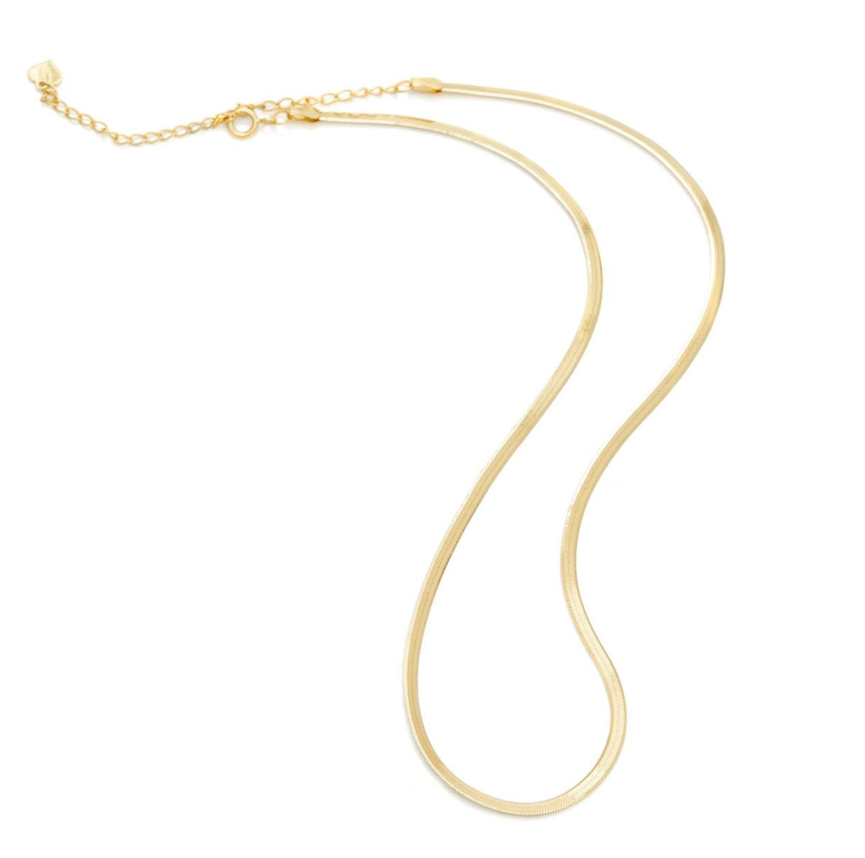 Herringbone Heart Necklace