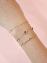 Tourmaline Cabochon Candy Bracelet