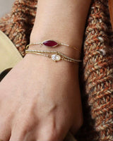 Ruby Marquise & Diamond Supreme Bangle