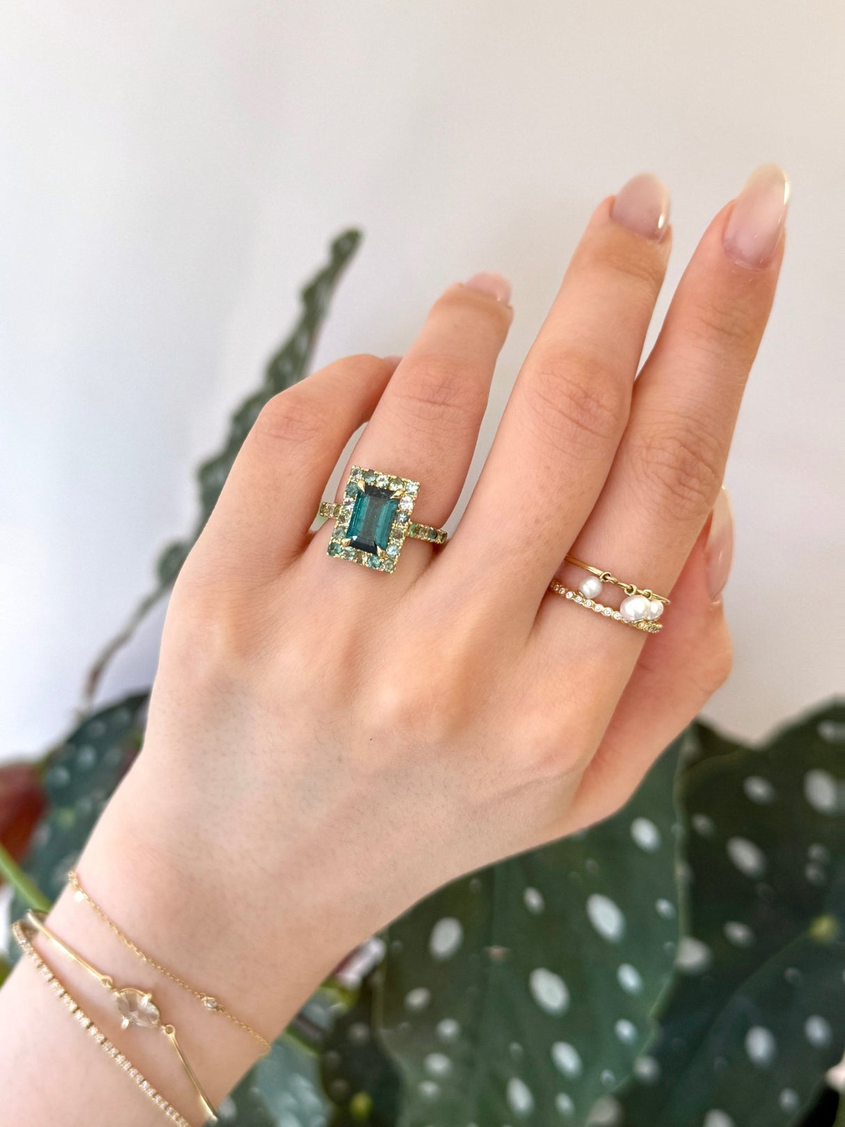 Indicolite Candy Ring