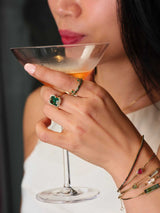Emerald Aurora Ring