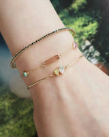 Canary Diamond Double Pear Bangle