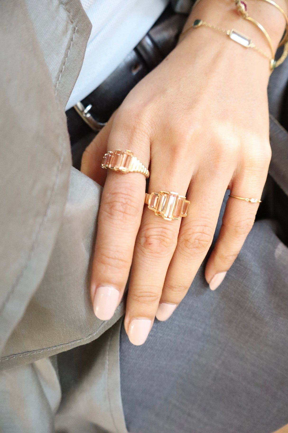 Imperial Topaz Crescendo Ring