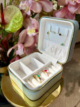 Jacquard Blue Jewelry Case 2