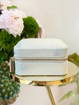 Jacquard Dove Grey Jewelry Case