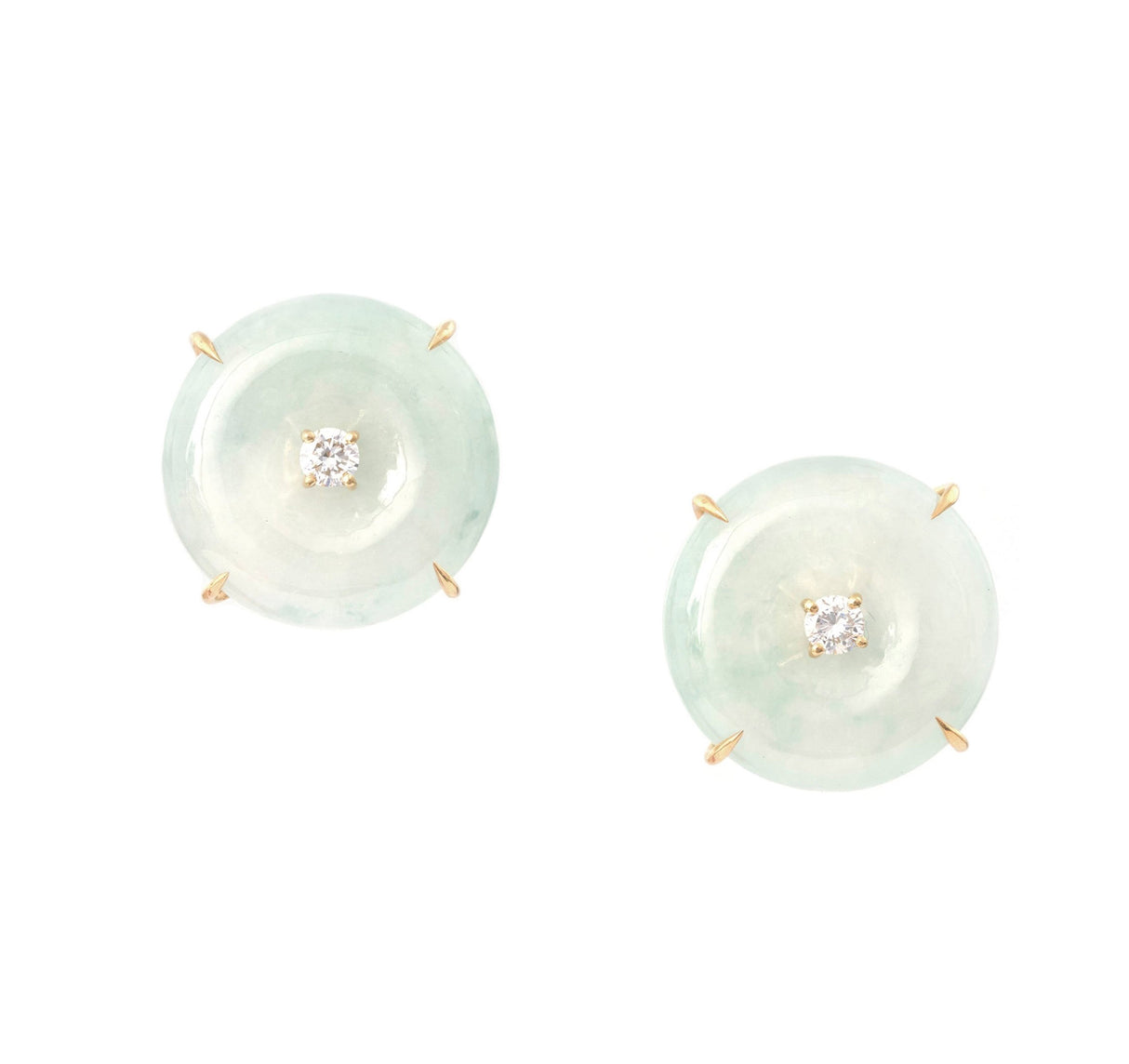 Jadeite & Diamond_Earrings_18K_stackable_design