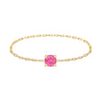 Jedi Spinel Petite Chain Ring 18K Stackable ring