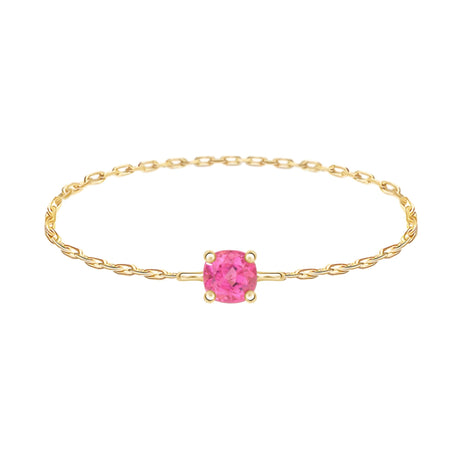 Jedi Spinel Petite Chain Ring 18K Stackable ring