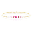 Jedi Spinels & Diamond Compass Bangle 18k gold Stackable design 1