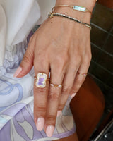 Jelly_Opal_Aurora_Ring_Emerald_Cut_18K_gold_engagement_ring_on_model_1