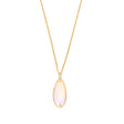 Jelly Opal & Diamond Necklace 18k handmade fine jewelry