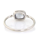 Lilac Grey Spinel Petite Circle Diamond Ring back
