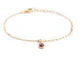 Lucky Ruby Duo Bracelet 18k gold stackable design 3