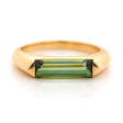 Madison Tourmaline Bar Ring 18k gold Stackable ring