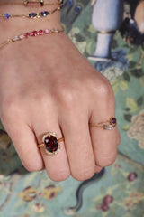 Malaya Garnet Supreme Aurora Ring