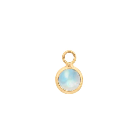 Moonstone charm_14k_gold_Stackable_design