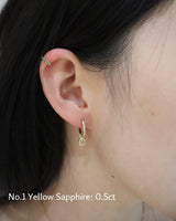 No.1 Yellow Sapphire: 0.50ct