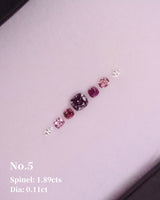 No.5 Spinel (1.89cts) & Diamond (0.11ct) Compass Bangle