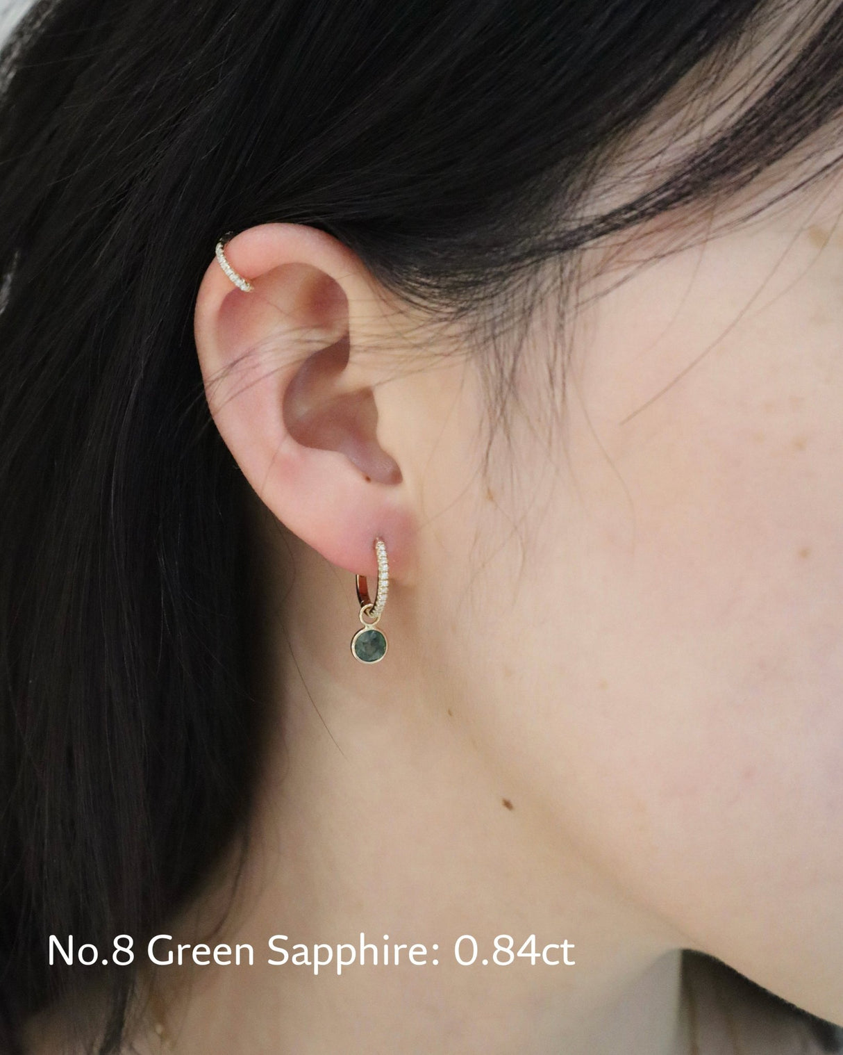 No.8 Green Sapphire: 0.84ct