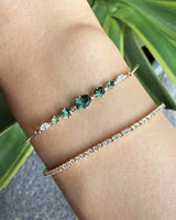 Lagoon Tourmalines Compass Bangle