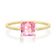 Ombre_Pink_Tourmaline_Petite_Circle_Diamond_Ring_18K_gold_Stackable_ring