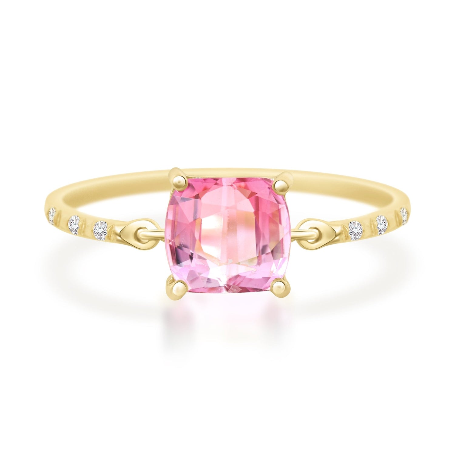 Ombre_Pink_Tourmaline_Petite_Circle_Diamond_Ring_18K_gold_Stackable_ring