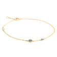 Opal Dot Bracelet 18k gold stackable design