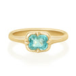 Paraiba Tourmaline Compass Ring 18K engagement ring