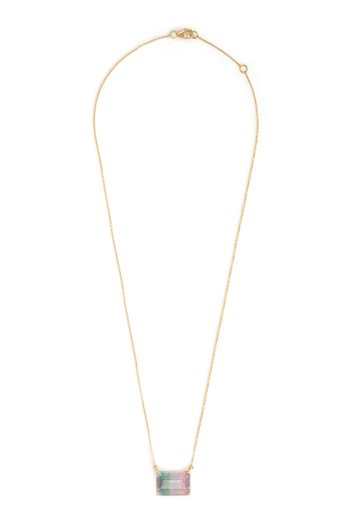 Pastel_Watermelon_Tourmaline_Pendant_Necklace_18k_gold_Handmade_fine_jewelry 2