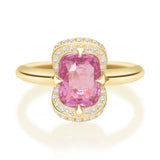 Pink Sapphire Aurora Ring