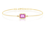 Pink_Sapphire_Compass_Bangle_18K_gold_stackable_design_1