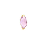 Ceylon Pink Sapphire Contour Earring