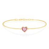 Ceylon Sapphire Heart Bangles
