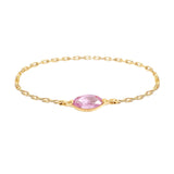 Ceylon Sapphire Marquise Chain Rings