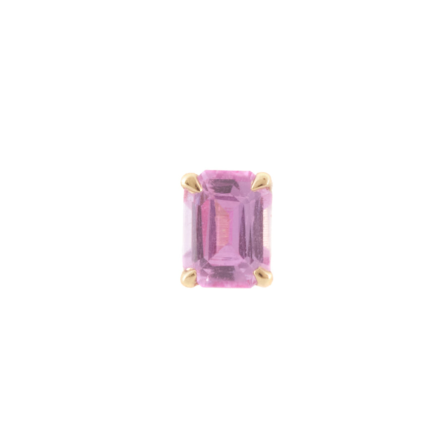 Pink Sapphire reversible Earring