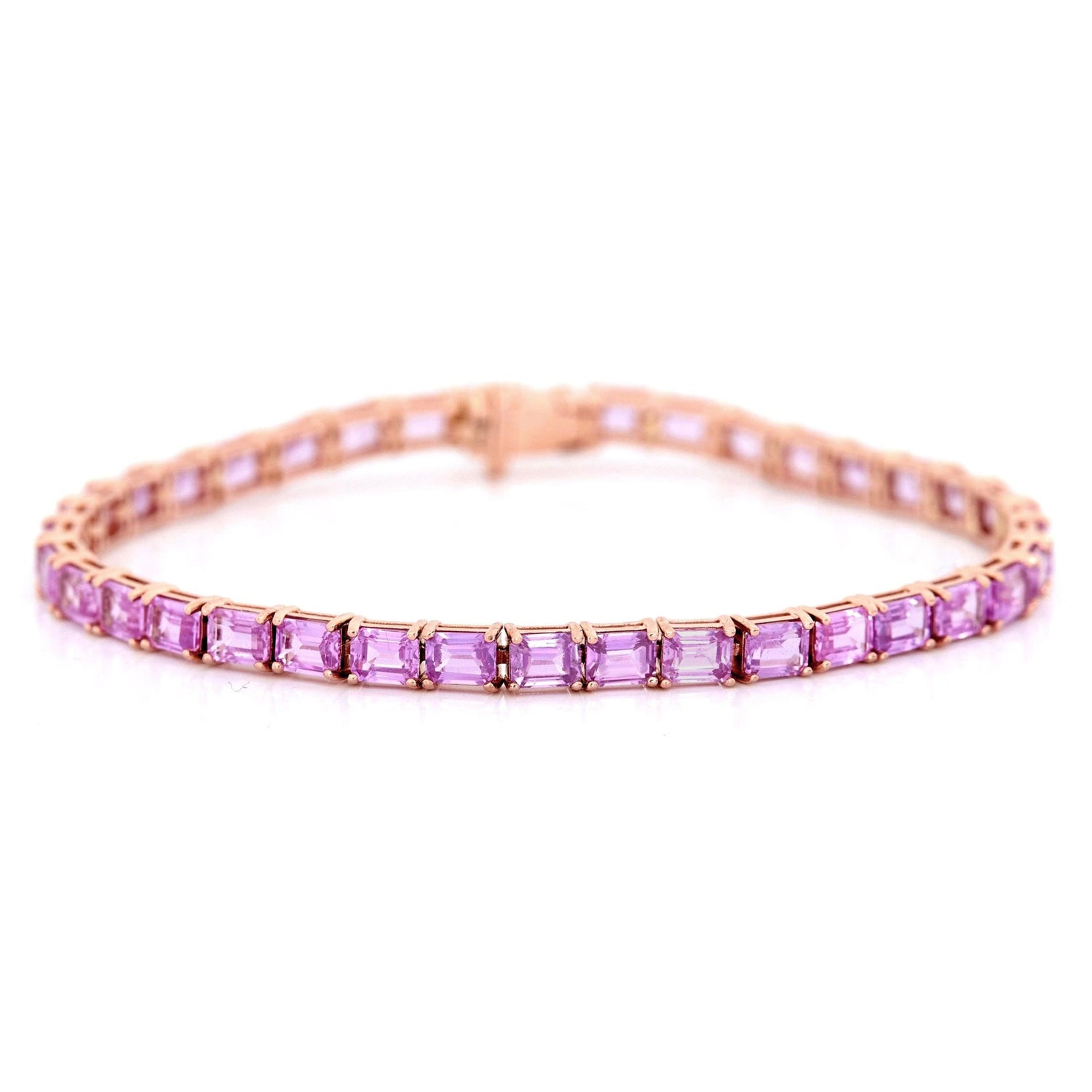 Pink Sapphire Supreme Tennis Bracelet