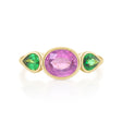 Pink_Sapphire_Tsavorite_Ring_18K_gold_engagement_ring