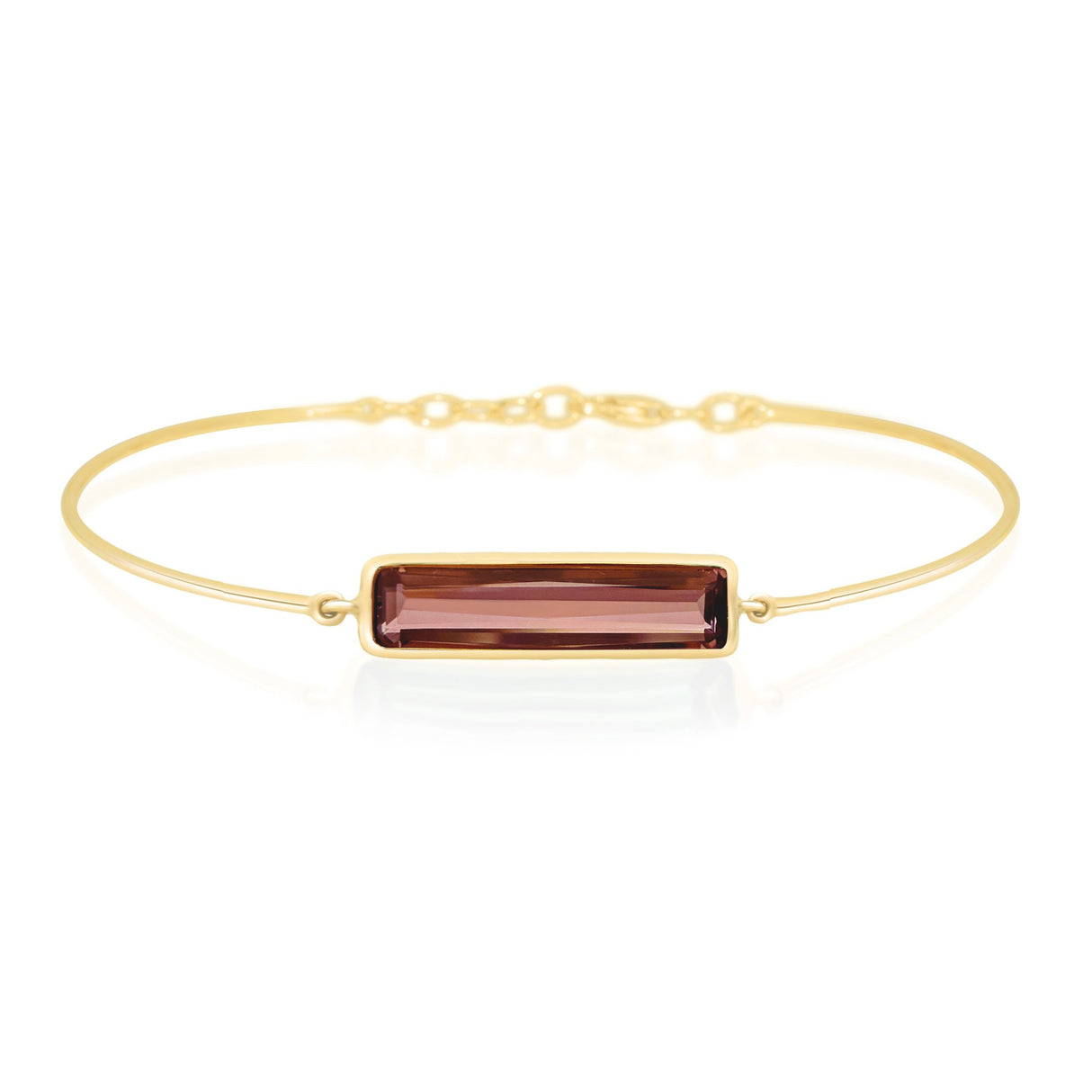Pink_Tourmaline_Bangle_18K_Stackable_design
