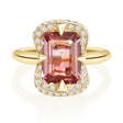 Pink_Tourmaline_Deco_Aurora_Ring_YG18K_Engagement_Ring