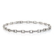 Platinum Diamond Links Tennis Bracelet stackable design