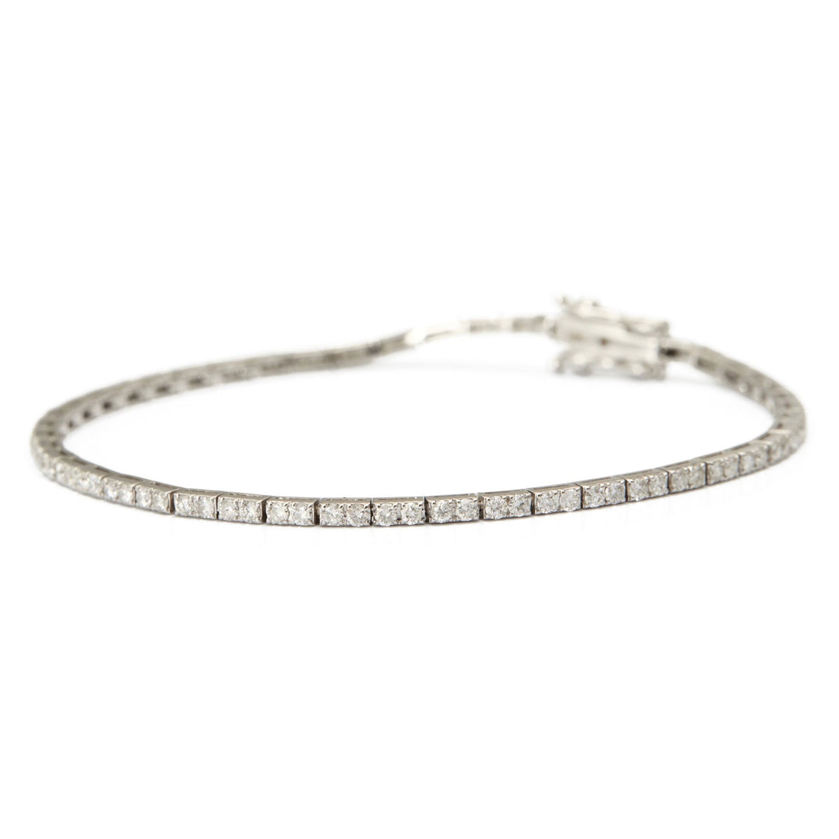 Platinum Diamond Tennis Bracelet