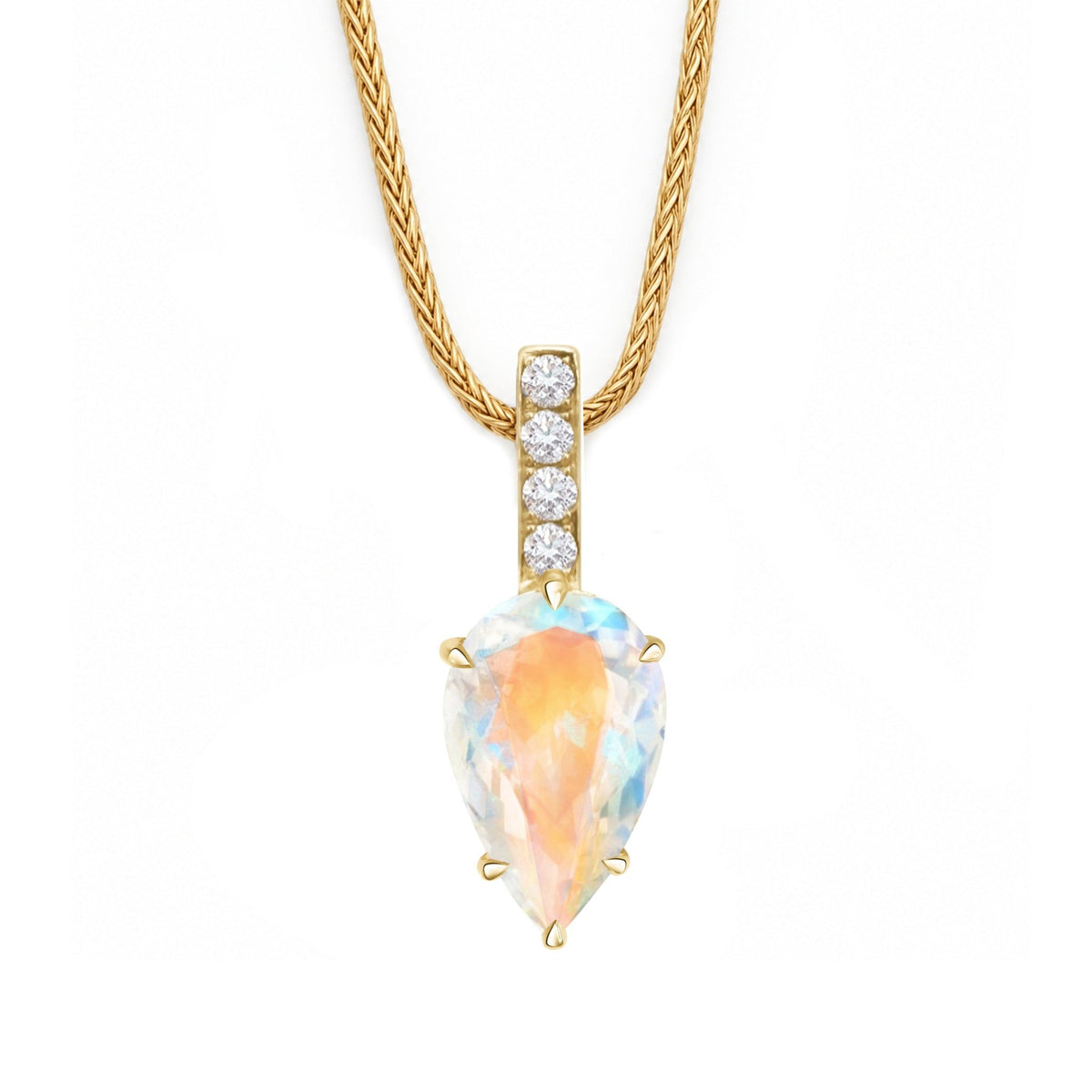 Rainbow_Moonstone_Diamond_Dewdrop_Supreme_Pendant_Necklace_18k_gold_Handmade_fine_jewelry_1