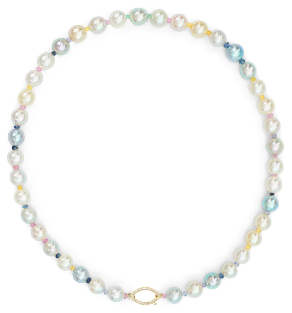 Rainbow_Sapphire_Akoya_Candy_Necklace_18K_gold_handmade_fine_jewelry_1