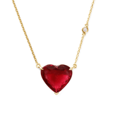 Rubellite_Coeur_Supreme_Necklace_YG18K_Handmade_fine_jewelry_1