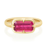 Rubellite Compass Ring