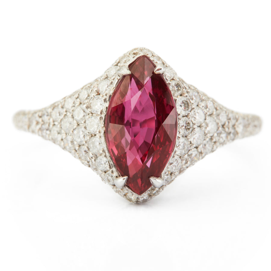 Ruby & Diamond Apex Ring