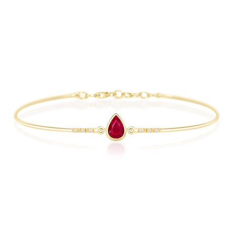 Ruby_Diamond_Dewdrop_Bangle_18K_gold_stackable_design